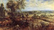 Peter Paul Rubens An Autumn Landscape with a View of Het Steen in the Earyl Morning oil painting reproduction